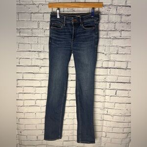 Abercrombie & Fitch Dark Blue Straight Leg Jeans